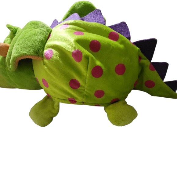 Flip A Zoo Unicorn Dragon Two In One Plush Animal 19" Stuffed Toy Reversible - Picture 14 of 16